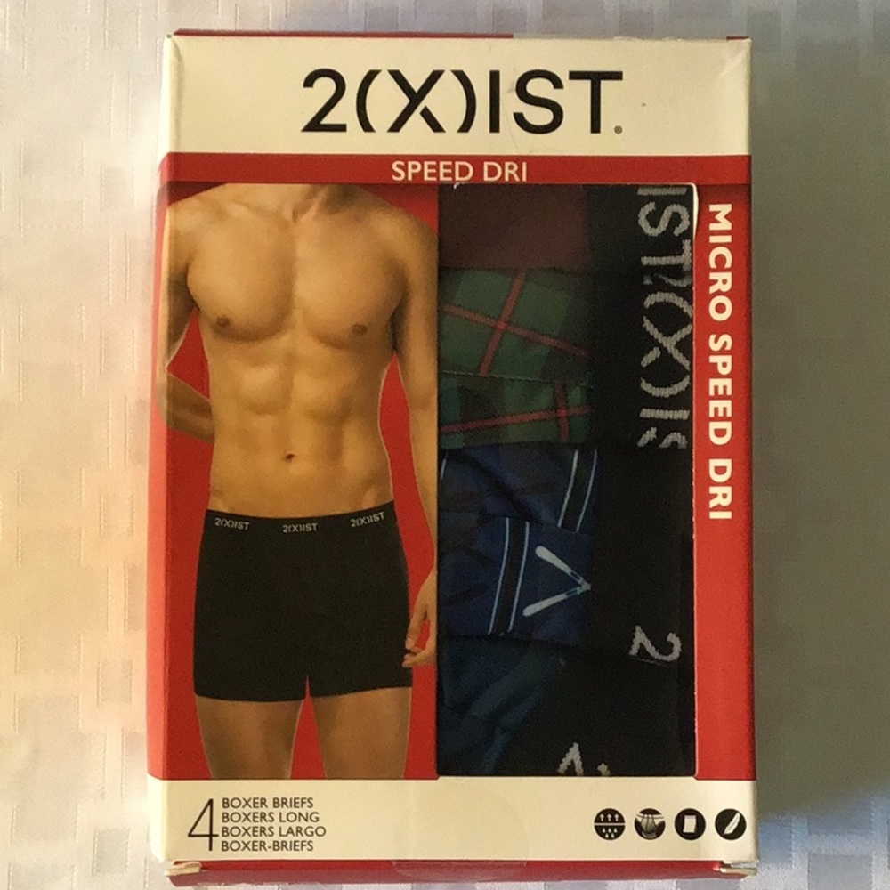 2(x)ist speed Dri boxer briefs XL 4pack